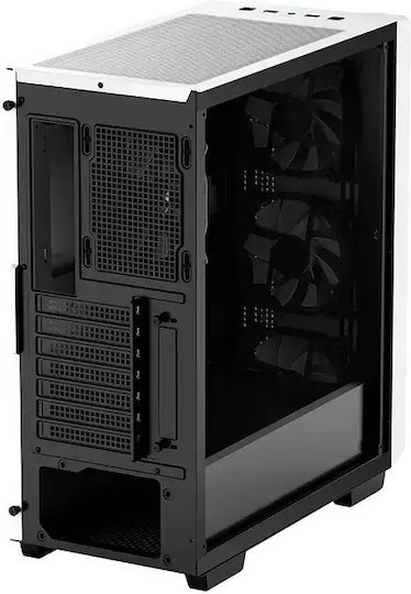 Deepcool CC560 Gaming Midi Tower Κουτί Υπολογιστή με Πλαϊνό Παράθυρο Λευκό