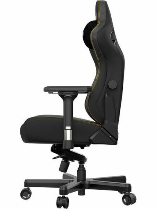 Anda Seat XL Artificial Leather Gaming Chair with Adjustable Arms Elegant Black