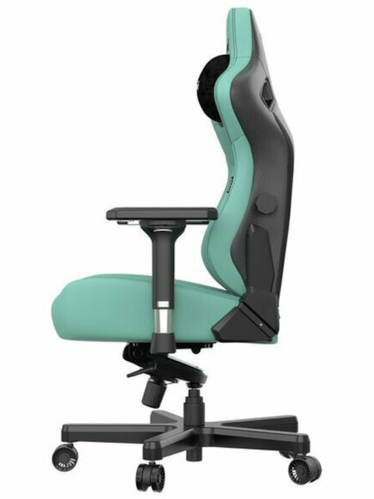 Anda Seat Kaiser 3 Large Artificial Leather Gaming Chair with Adjustable Arms Robin Egg Blue