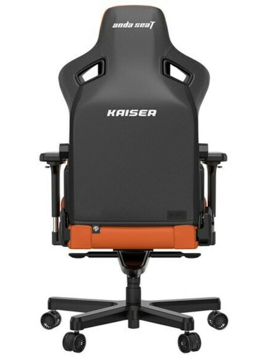Anda Seat Kaiser 3 XL Καρέκλα Gaming Δερματίνης με Ρυθμιζόμενα Μπράτσα Blaze Orange