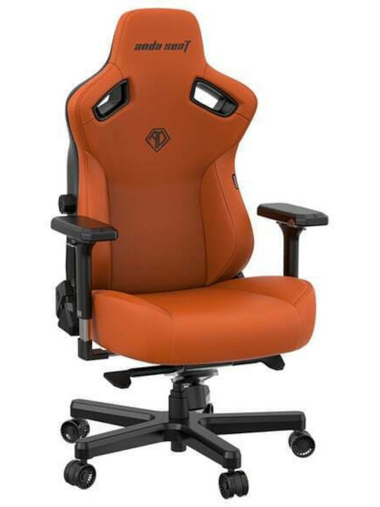Anda Seat Kaiser 3 XL Καρέκλα Gaming Δερματίνης με Ρυθμιζόμενα Μπράτσα Blaze Orange