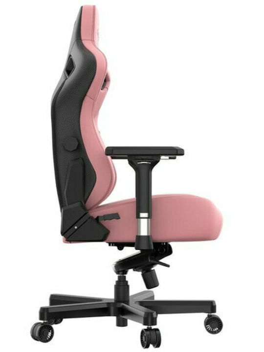Anda Seat Kaiser 3 Large Καρέκλα Gaming Δερματίνης με Ρυθμιζόμενα Μπράτσα Creamy Pink