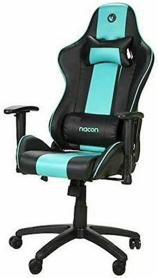 Nacon CH-550 Scaun Gaming Din piele ecologică cu Brațe Reglabile Black/Green