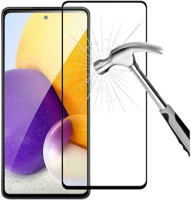 5D Ceramică Adeziv Complet Sticlă călită pe toată fața Negru (Galaxy A53)