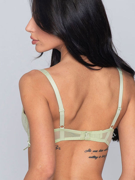 Luna Flirt Balconette Balconette Bra with Light Padding Mint