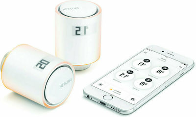 Netatmo NAV-EN Smart Електроника Термостатична глава с Wi-Fi за Калорифери за тяло