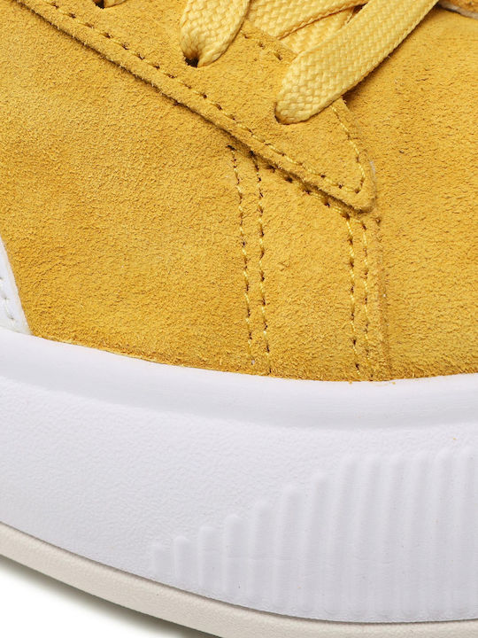Mayu Damen Flatforms Sneakers Gelb