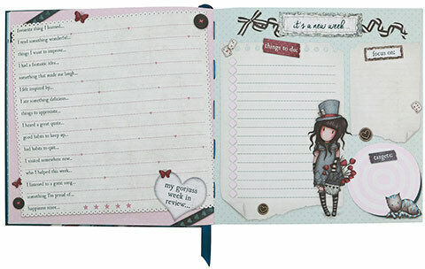 Santoro Gorjuss Planner The Hatter Kids Stationery Set with Notepad and Pen