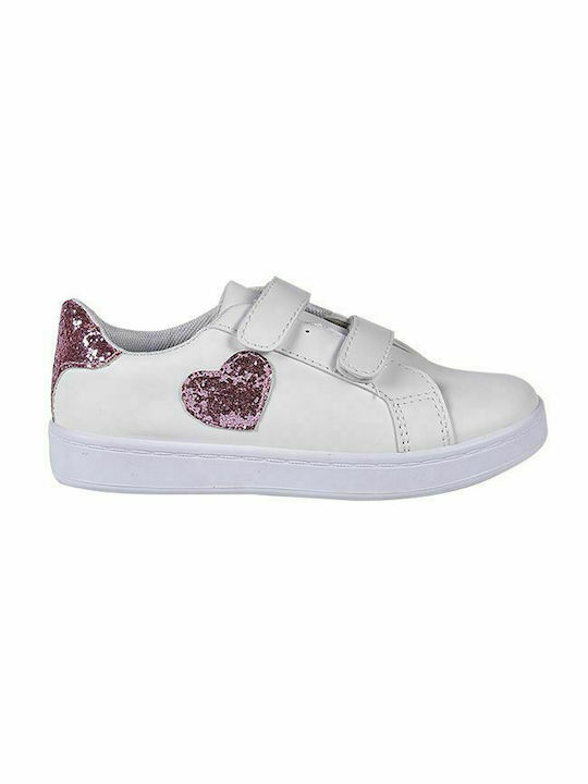 Elenross Kids Sneakers with Scratch White