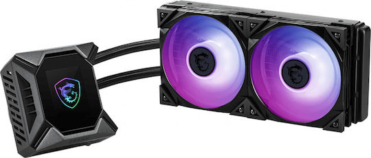 MPG CoreLiquid K240 V2 v2 Υδρόψυξη AIO CPU με 2 Ανεμιστήρες 120mm και ARGB Φωτισμό