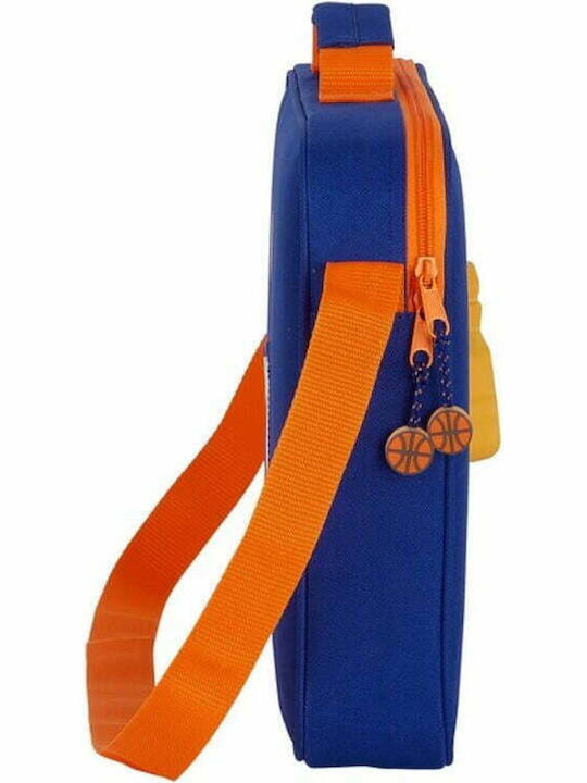 Valencia Basket School Bag Shoulder Elementary, Elementary in Blue color L38 x W6 x H28cm 6lt