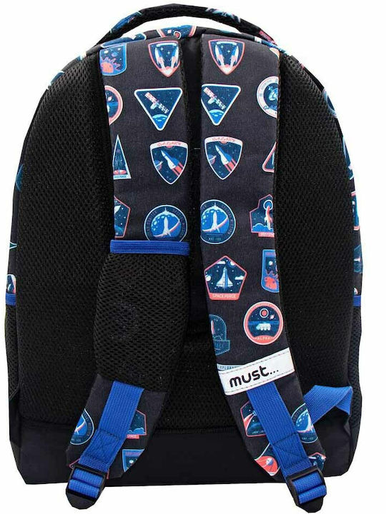 Must Astronaut School Bag Backpack Elementary, Elementary in Black color