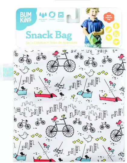 Bumkins School Food Case White 18 x 18 x 18cm