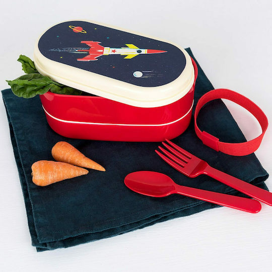 Rex London Plastic Kids' Food Container Red x x 8cm
