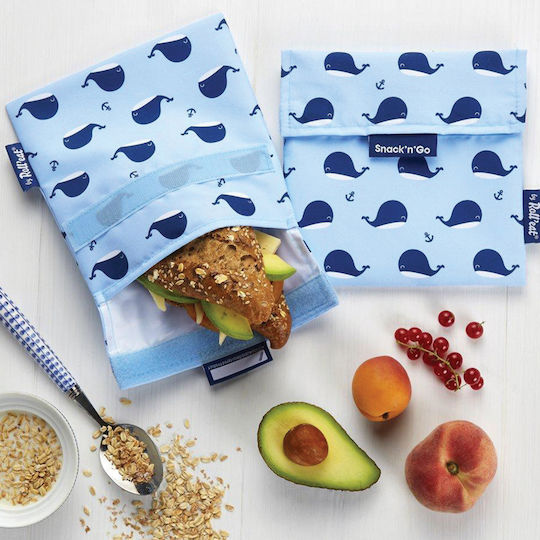 Ecolife Snack n' Go Kinder Lunchbox 3l Hellblaue 16x16x16cm