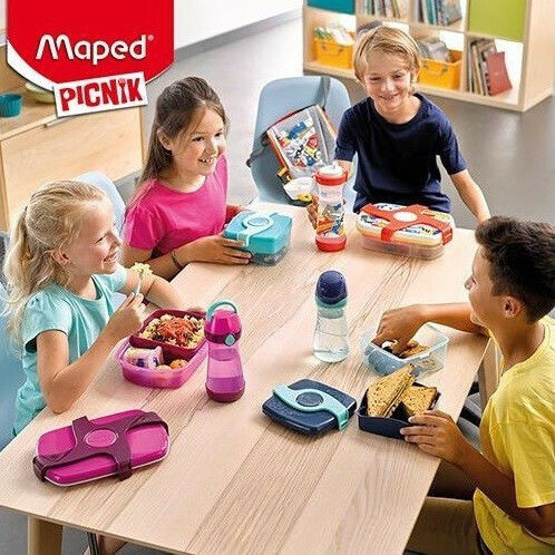 Maped Origin Plastik Kinder Lebensmittelbehälter 0.520Es Rot 17 x 15.3 x 5.5cm