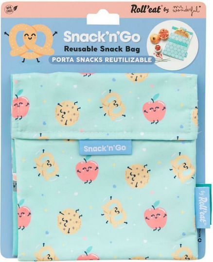 Ecolife Snack n' Go Kids' Lunch Bag Insulated Turquoise 16cm
