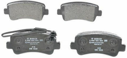 Bosch Bosch Car Brake Pads Set Back 4 Pieces for Opel Movano 2010+ B Van B Bus