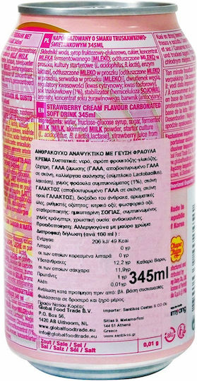 Chupa Chups Erfrischungsgetränk Erdbeere/Sahne mit Kohlensäure in Kiste 345ml