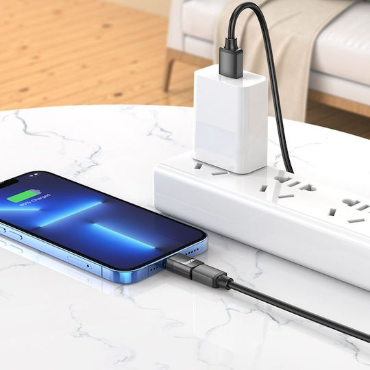 Hoco UA17 Konverter Blitzschlag männlich zu USB-C weiblich 1Stück