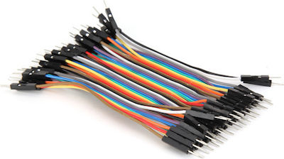 40pcs Small Male to Male Dupont Wires/Cables for Arduino (M/M)