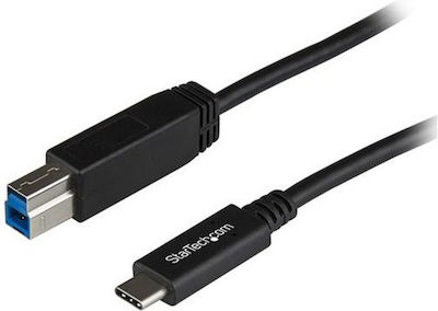 StarTech USB 3.1 Cable USB-C male - USB-B male Μαύρο 1m (USB31CB1M)