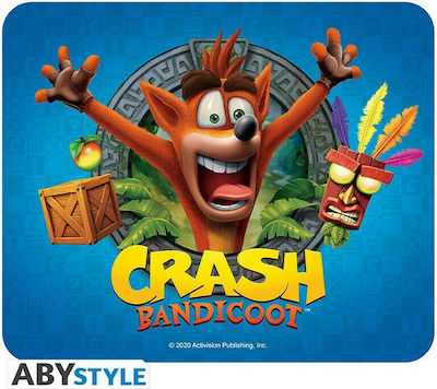 Abysse Crash Bandicoot Mauspad 235mm Mehrfarbig