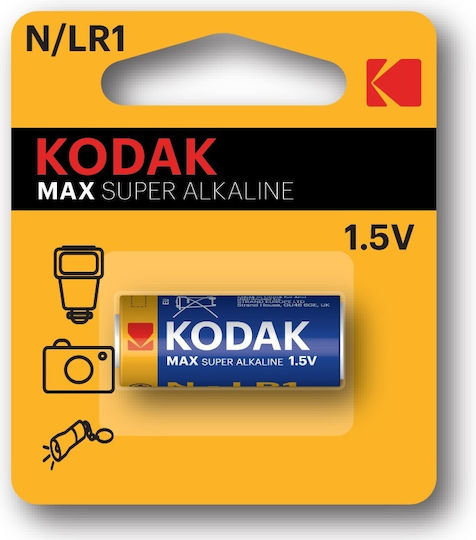Kodak Max Super Αλκαλική Μπαταρία N 1.5V 1τμχ
