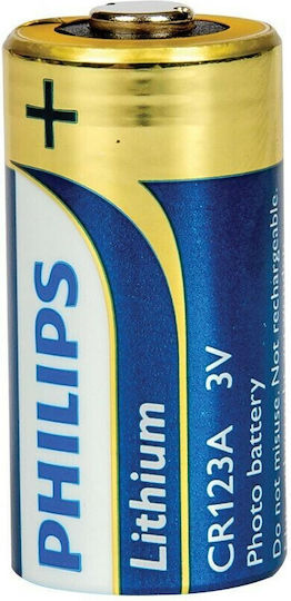 Philips ExtremeLife Μπαταρία Λιθίου CR123 3V Μιας Χρήσης (Long Life) 1τμχ