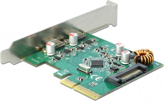 DeLock Κарта PCIe в 2 порта Type-C