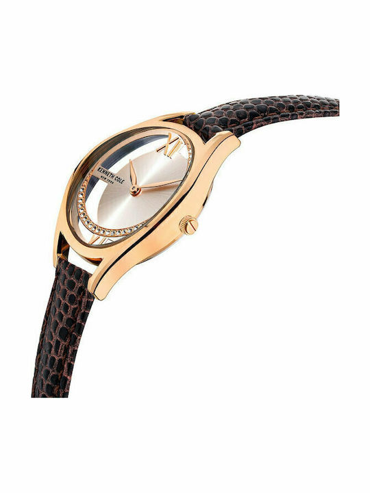 Kenneth Cole Ρολόι Μπαταρίας με Δερμάτινο Λουράκι Kenneth Cole Ρολόι Μπαταρίας με Δερμάτινο Λουράκι