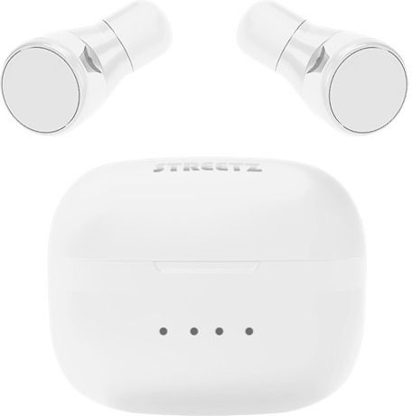 Streetz TWS-109 In-ear Bluetooth Handsfree Ακουστικά με Θήκη Φόρτισης Λευκά