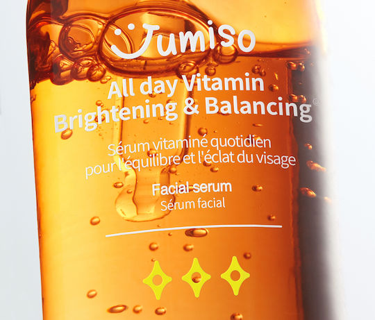 Jumiso All Day Vitamin Brightening & Balancing Facial Serum Face with Vitamin C & Niacinamide for Radiance 30ml