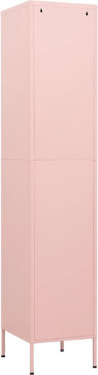 Metallisches Büroaufbewahrungsschubladenschrank mit Schloss Rosa 35x46x180cm