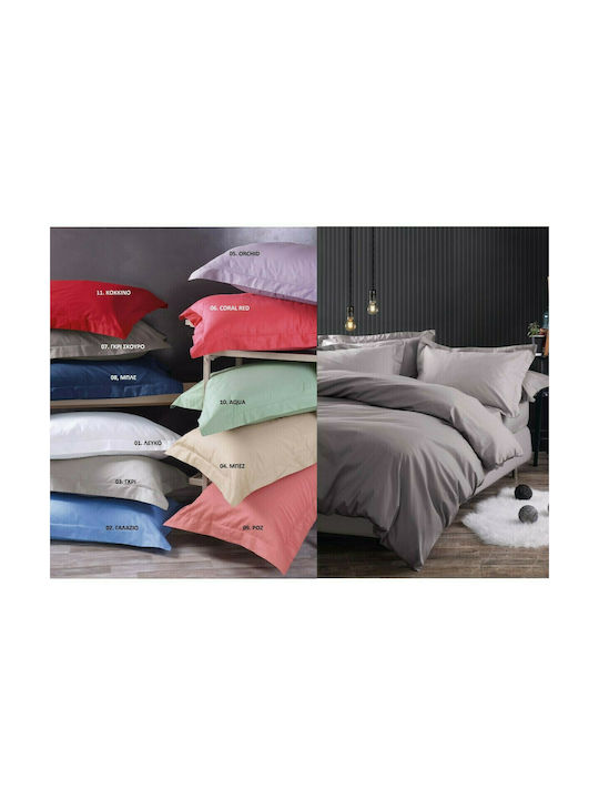 Rythmos Scenario Pillowcase Set Oxford Lila 50x70cm.