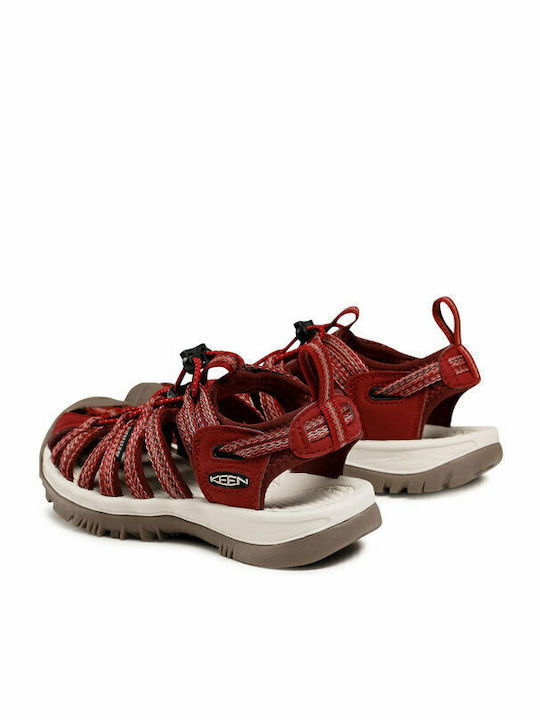 Whisper Γυναικεία Ανατομικά Σανδάλια Sporty Red Dahlia