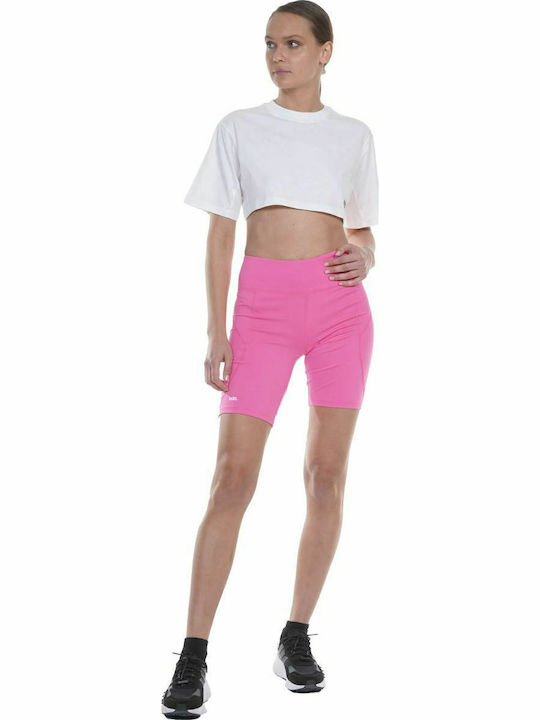 Women's Bike Training Legging High Waisted Pink