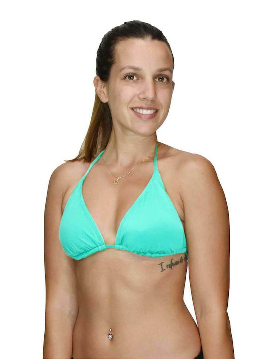 Triangle Bikini Top Turquoise