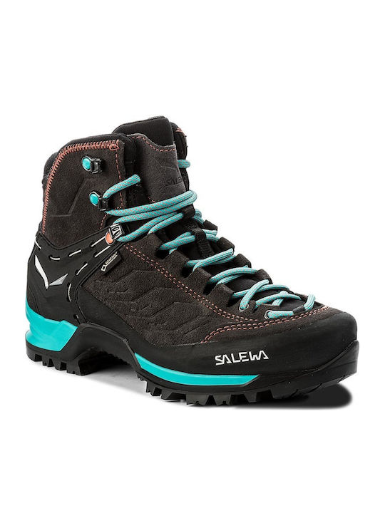 Salewa Mtn Trainer Mid GTX Pentru Femei Încălțăminte De Drumeție Tip Botine Impermeabile Cu Membrana Gore-Tex Negre
