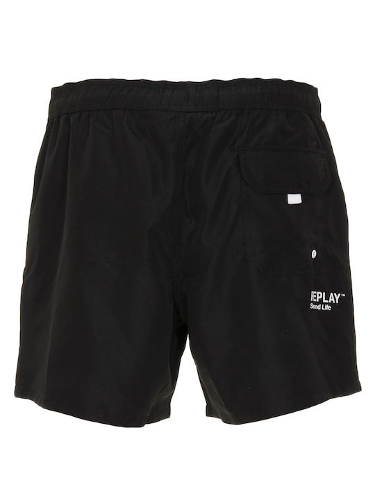 Replay Herren Badebekleidung Shorts Schwarz