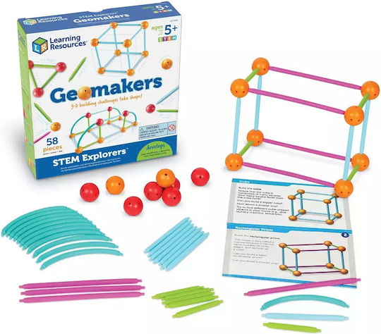 Learning Resources Explorers Geomakers Εκπαιδευτικό Παιχνίδι Γνώσεων για 5+ Ετών