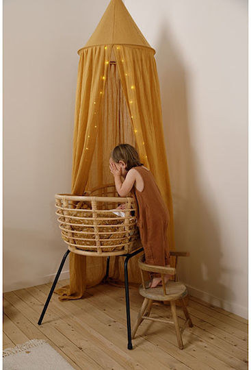 Little Dutch Κουνουπιέρα Δωματίου Pure Ochre Spice Βαμβακερή Καφέ 240εκ.