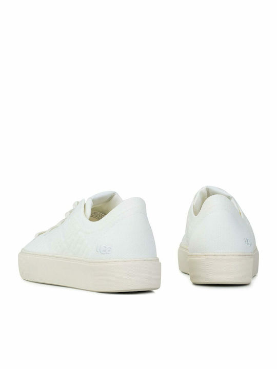 Dinale Graphic Knit Γυναικεία Sneakers Λευκά