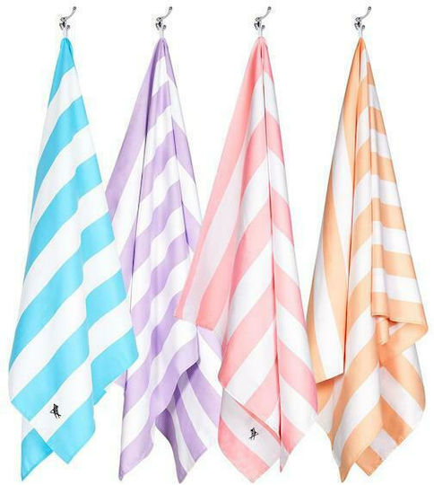 Dock & Bay Quickdry Cabana Πετσέτα Microfiber Σώματος Πορτοκαλί 160x80εκ.