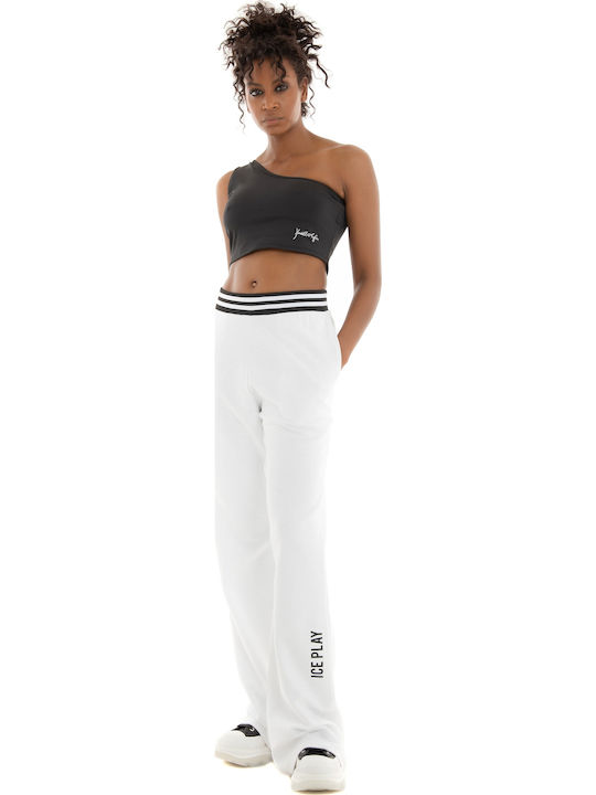Women's Summer Crop Top with One Shoulder Black