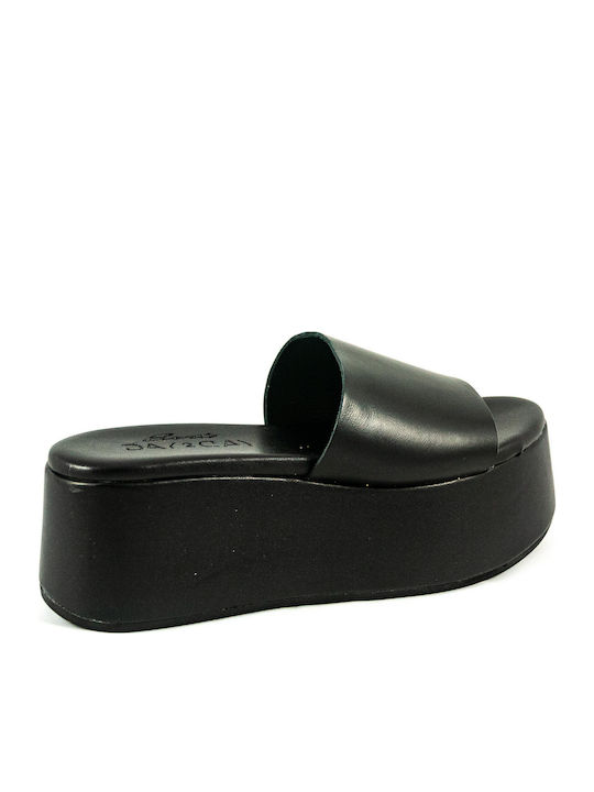 Platforme Dama Tip Slip On Negre