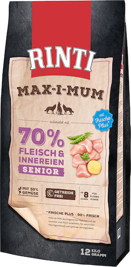 Max-i-Mum Senior 12kg Dry Food Grain-Free for Senior Dogs with Chicken