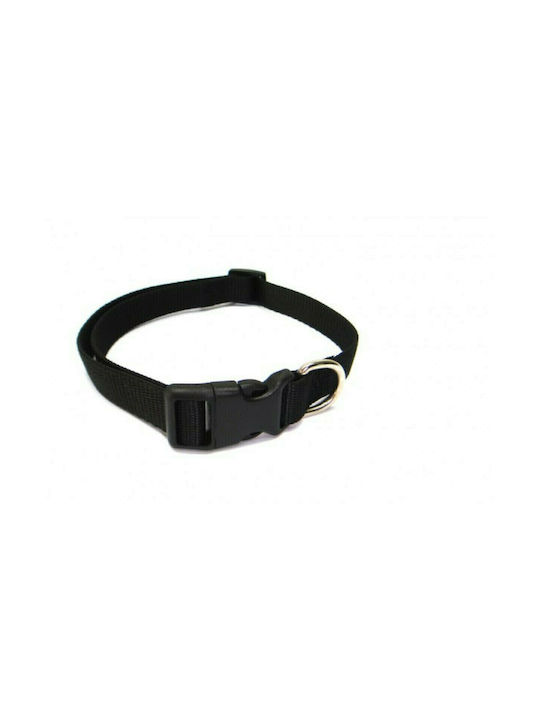 Pet Interest Plain Line Κολάρο Σκύλου σε Μαύρο χρώμα Medium 20mm x 32-50cm Medium 20mm x 32 - 50cm