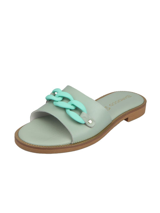 Verraros Leather Women's Sandals Mint