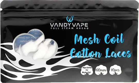 Vandy Vape Kylin M Βαμβάκι για D.I.Y Ηλεκτρονικού Τσιγάρου Cotton 10τμχ